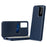 For Samsung Galaxy S22 5G Case Leather Phone Cover with View Window Card Slot - Sapphire - 2