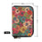 V16 Magnetic Card Holder Floral Pattern Zipper Wallet Kickstand Phone Sleeve - Green - 7