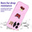 For iPhone 16 Pro Max Case Butterfly Floral Series 3D Pattern EVA Anti Drop Phone Cover - Pink - 4