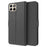 For ZTE Blade V70 Case Shockproof TPU Inner Shell Leather Phone Cover Card Slot - Black - 1