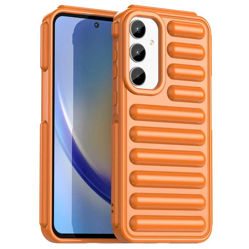 For Samsung Galaxy A16 5G  /  4G Case Protective TPU Phone Cover - Orange - 1