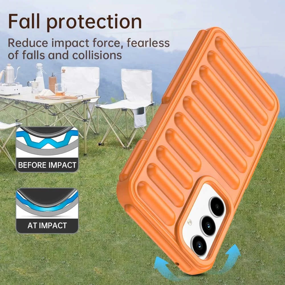 For Samsung Galaxy A16 5G  /  4G Case Protective TPU Phone Cover - Orange - 3