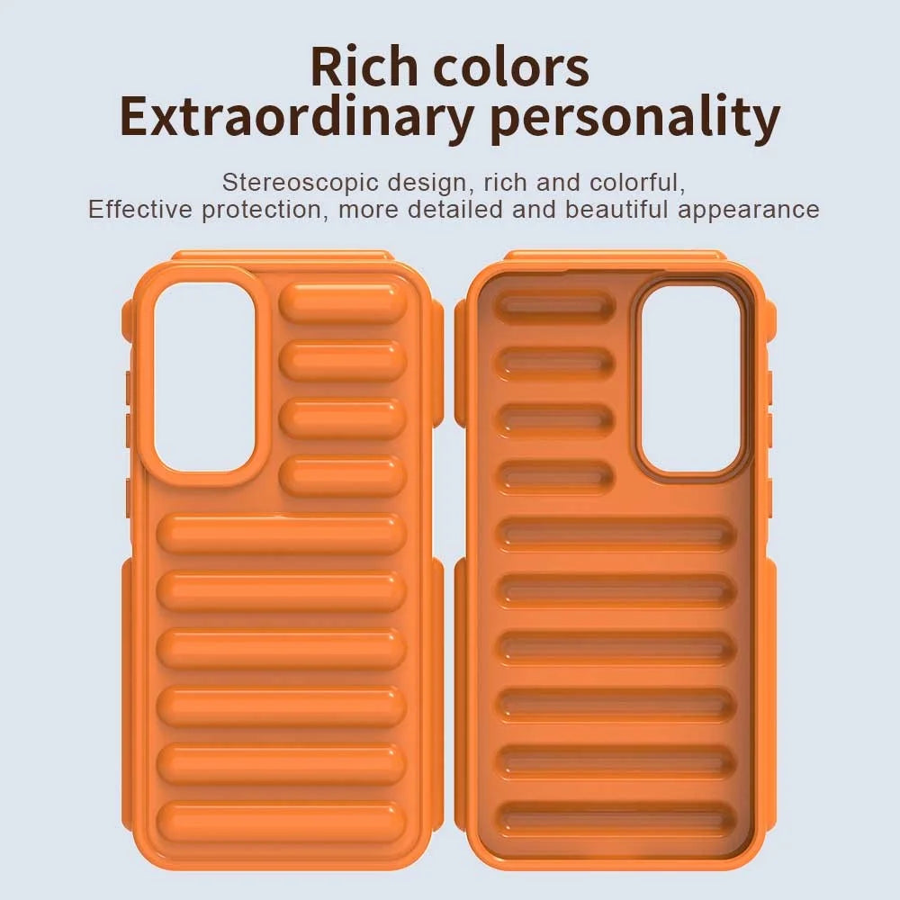 For Samsung Galaxy A16 5G  /  4G Case Protective TPU Phone Cover - Orange - 4