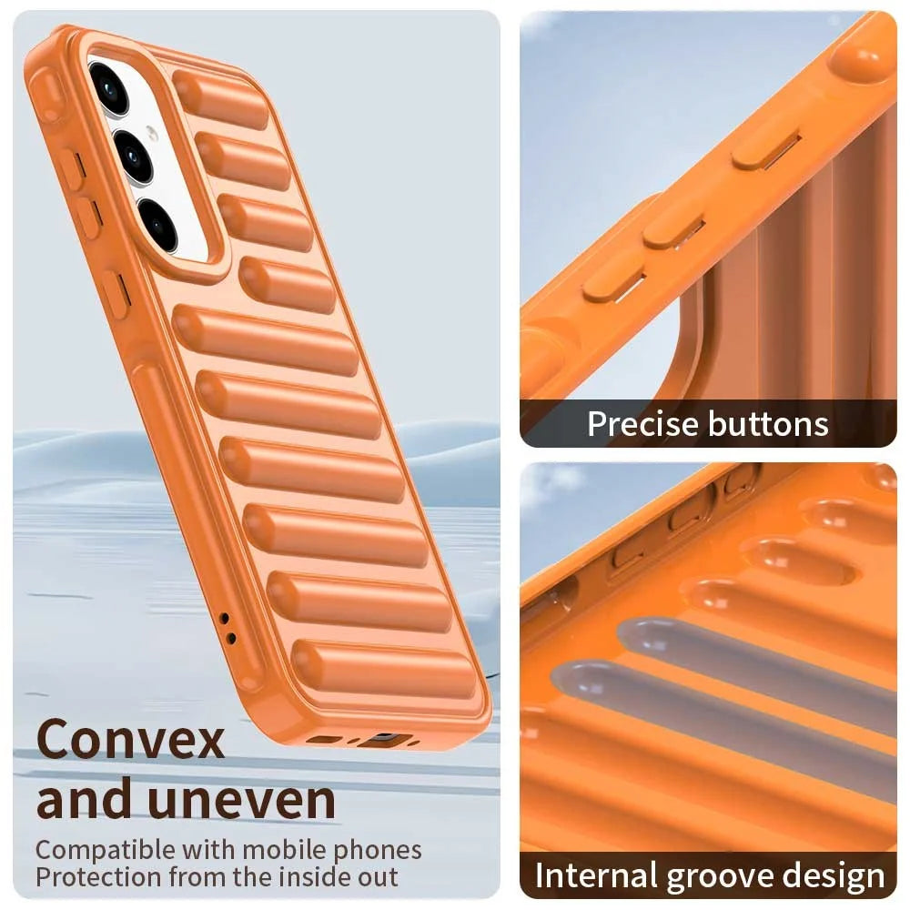 For Samsung Galaxy A16 5G  /  4G Case Protective TPU Phone Cover - Orange - 5