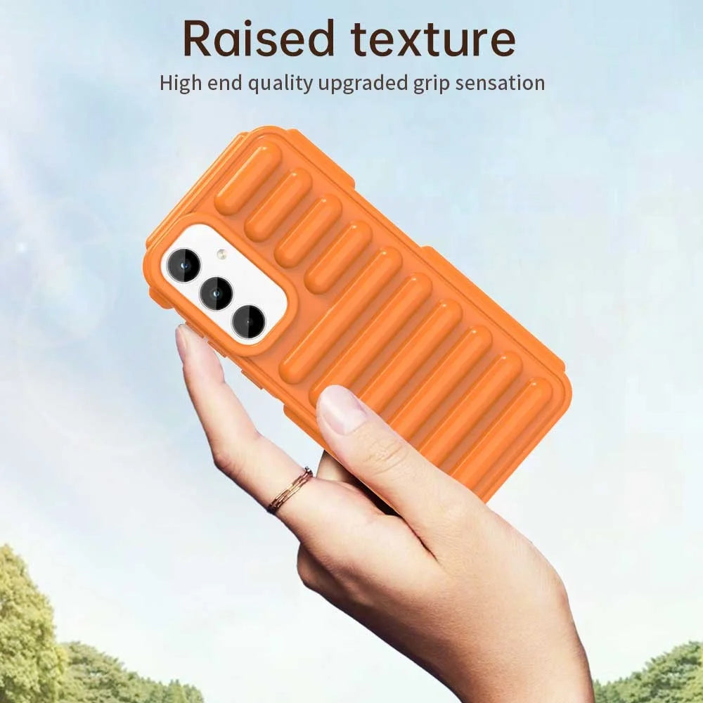 For Samsung Galaxy A16 5G  /  4G Case Protective TPU Phone Cover - Orange - 6