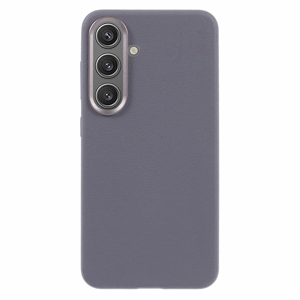 X-LEVEL For Samsung	Galaxy S25 Magnetic Case PU Leather Hard PC Phone Cover - Grey - 1