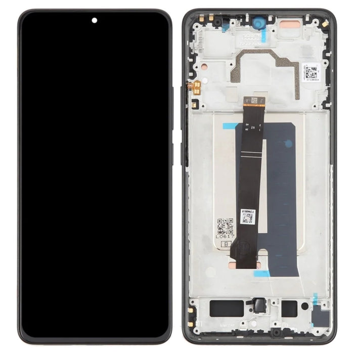 For Xiaomi Redmi K70E 5G / Poco X6 Pro 5G OEM Grade S OLED Screen and Digitizer Assembly + Frame (Without Logo) - Black - 1