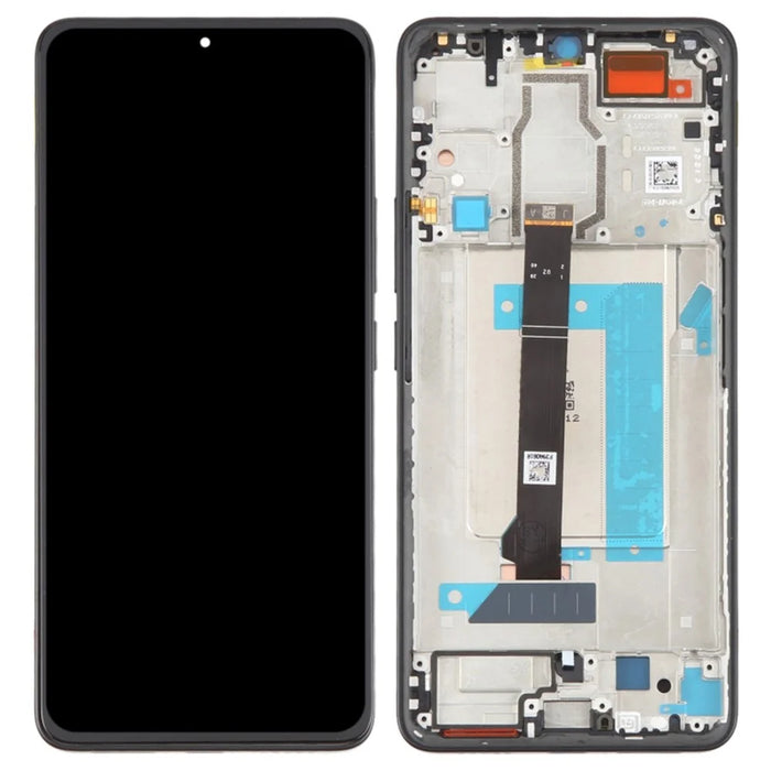 For Xiaomi Redmi Turbo 3 5G / Poco F6 5G Grade C LCD Screen and Digitizer Assembly + Frame Part (TFT Technology) (Without Logo) - Black - 1