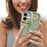 For iPhone 16 Plus Case Curly Wave Frame Floral IMD TPU Phone Cover - GWL10220 - 3
