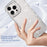For iPhone 16 Pro Max Case Wavy Edge Transparent Glitter TPU Anti Drop Phone Cover - 4