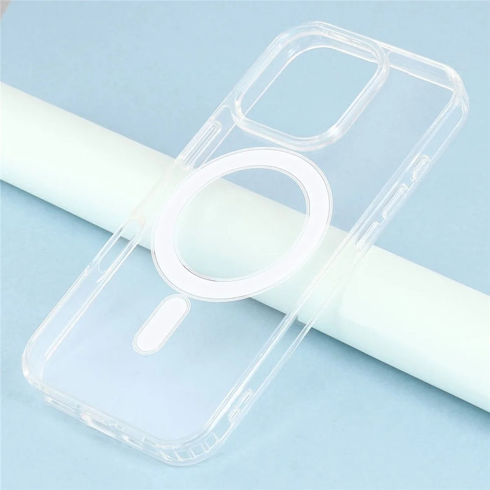 For iPhone 16 Pro Case Compatible with MagSafe TPU + Acrylic Clear Phone Cover - 2