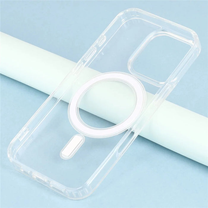 For iPhone 16 Pro Case Compatible with MagSafe TPU + Acrylic Clear Phone Cover - 3