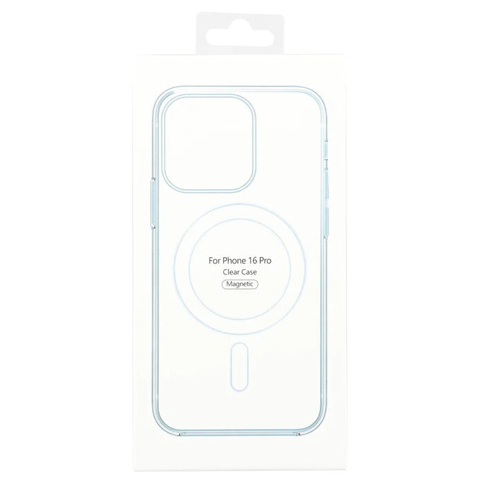 For iPhone 16 Pro Case Compatible with MagSafe TPU + Acrylic Clear Phone Cover - 4