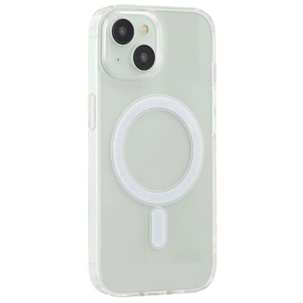 For iPhone 15 Case Compatible with MagSafe TPU + Acrylic Clear Phone Cover - 1
