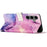 For Samsung Galaxy A36 5G Stand Case Marble Pattern PU Leather Wallet Phone Cover - Purple - 3