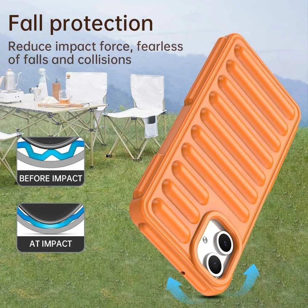 For Samsung Galaxy A06 4G Case Protective TPU Phone Cover - Orange - 3