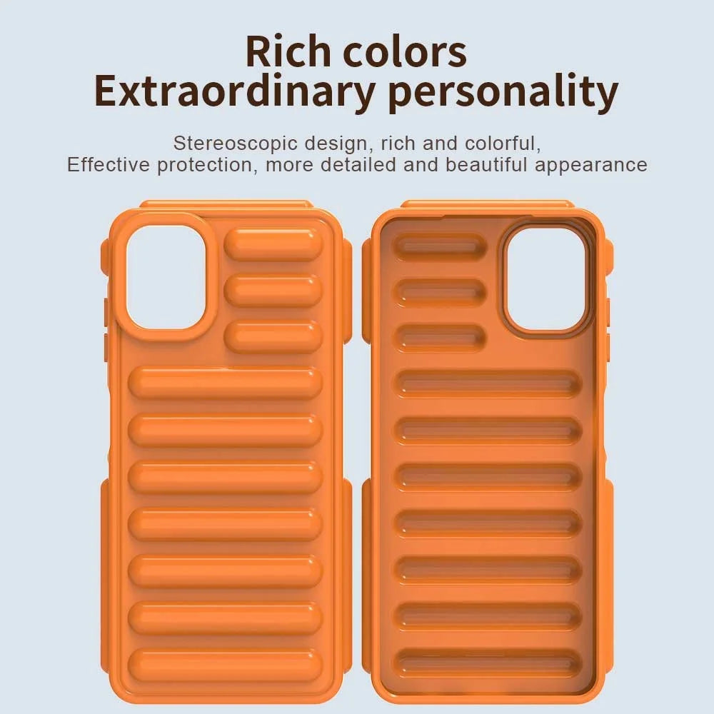 For Samsung Galaxy A06 4G Case Protective TPU Phone Cover - Orange - 4