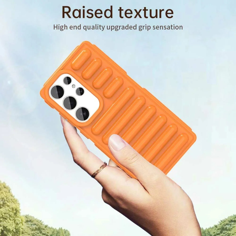 For Samsung Galaxy S25 Ultra Case Protective TPU Phone Cover - Orange - 6