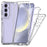 For Samsung Galaxy S25+  /  S24+ Case Anti Scratch Acrylic TPU Clear Phone Cover - 1