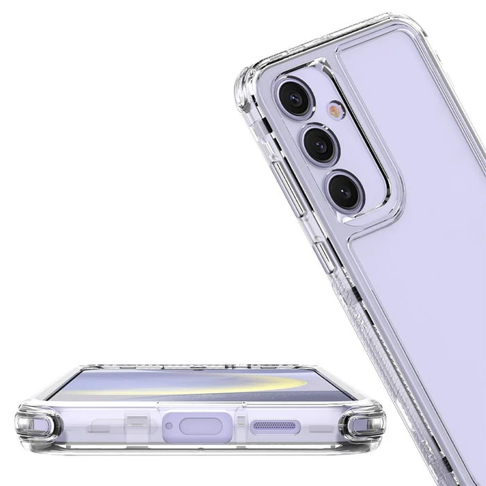 For Samsung Galaxy S25+  /  S24+ Case Anti Scratch Acrylic TPU Clear Phone Cover - 4