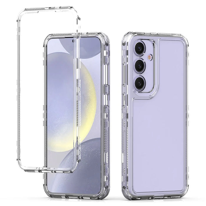 For Samsung Galaxy S25+  /  S24+ Case Anti Scratch Acrylic TPU Clear Phone Cover - 5
