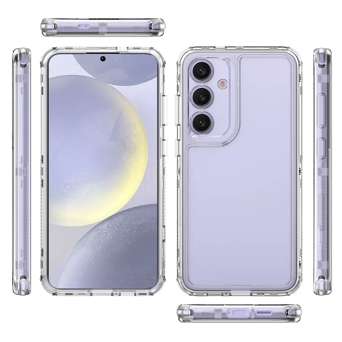 For Samsung Galaxy S25+  /  S24+ Case Anti Scratch Acrylic TPU Clear Phone Cover - 6