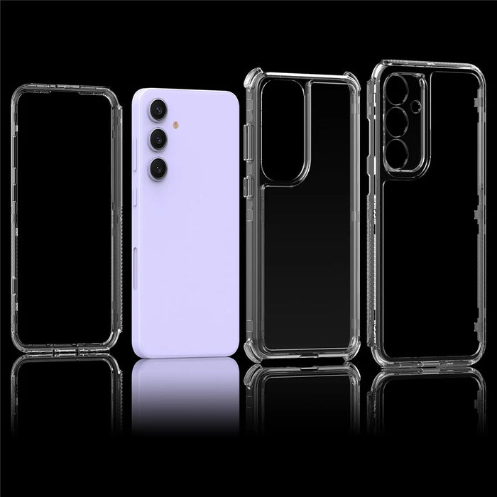 For Samsung Galaxy S25+  /  S24+ Case Anti Scratch Acrylic TPU Clear Phone Cover - 7