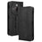 For ZTE nubia Focus Pro Leather Case Wallet Stand Retro Texture Phone Cover - Black - 1