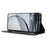 For ZTE nubia Focus Pro Leather Case Wallet Stand Retro Texture Phone Cover - Black - 3