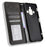 For ZTE nubia Focus Pro Leather Case Wallet Stand Retro Texture Phone Cover - Black - 4