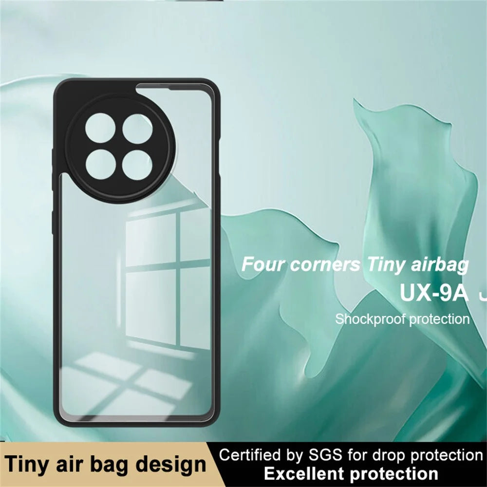 IMAK UX-9A Series for OnePlus Ace 5 Pro 5G / 13R 5G / Ace 5 5G Clear Case TPU+PC Phone Cover Reinforced Corners - 3