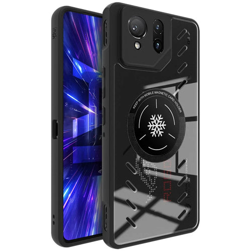 IMAK UX-9A For Asus ROG Phone 9 FE 5G / 9 Pro 5G / Phone 9 5G Clear Case Heat Dissipation PC TPU Phone Cover - 1