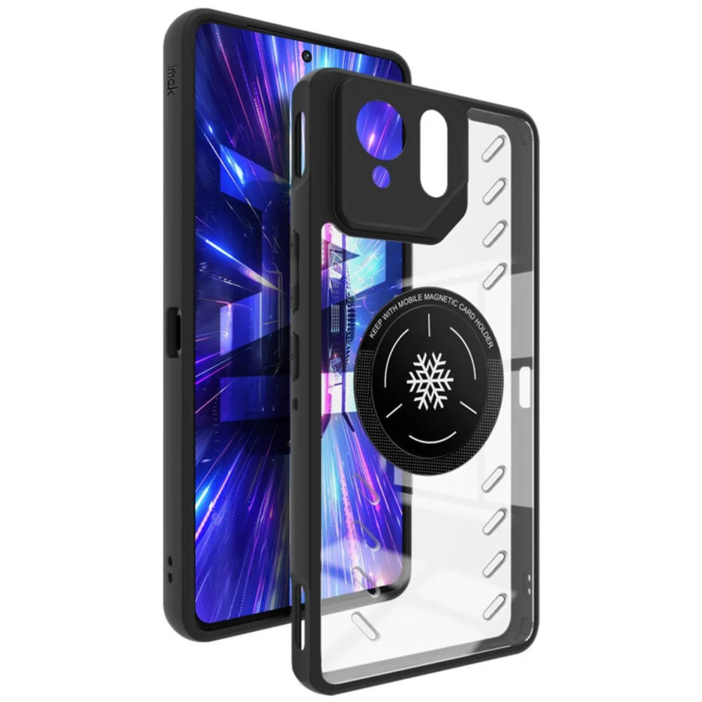 IMAK UX-9A For Asus ROG Phone 9 FE 5G / 9 Pro 5G / Phone 9 5G Clear Case Heat Dissipation PC TPU Phone Cover - 4