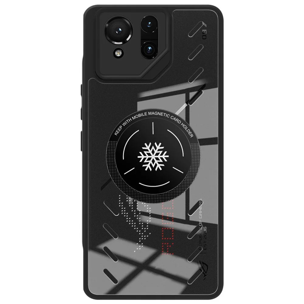 IMAK UX-9A For Asus ROG Phone 9 FE 5G / 9 Pro 5G / Phone 9 5G Clear Case Heat Dissipation PC TPU Phone Cover - 5