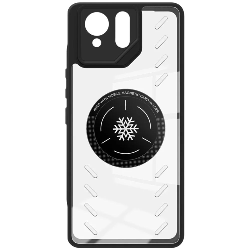 IMAK UX-9A For Asus ROG Phone 9 FE 5G / 9 Pro 5G / Phone 9 5G Clear Case Heat Dissipation PC TPU Phone Cover - 6