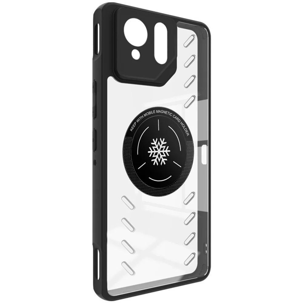 IMAK UX-9A For Asus ROG Phone 9 FE 5G / 9 Pro 5G / Phone 9 5G Clear Case Heat Dissipation PC TPU Phone Cover - 7
