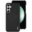IMAK Ruiyi Series for Samsung Galaxy S24 FE Case Fabric Texture Leather+PC Phone Back Cover - Black - 1