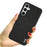 IMAK Ruiyi Series for Samsung Galaxy S24 FE Case Fabric Texture Leather+PC Phone Back Cover - Black - 4