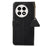 For OnePlus Ace 5 5G / 13R 5G Case RFID Blocking Genuine Cow Leather Phone Cover Litchi Texture - Black - 7