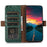 For OnePlus Ace 5 5G / 13R 5G Case RFID Blocking Genuine Cow Leather Phone Case Ostrich Texture - Green - 2