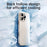 For iPhone 16 Pro Case Hard PC Rubberized Frame Back Hollow Design Matte Phone Cover with Glass Lens Film - Green - 2
