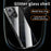 For iPhone 16 Pro Max Case PC + Glitter Glass Protective Phone Cover - Transparent - 3