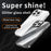 For iPhone 16 Pro Max Case PC + Glitter Glass Protective Phone Cover - Transparent - 4
