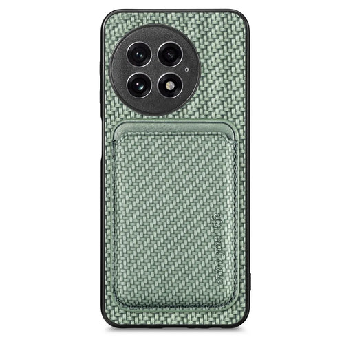 For OnePlus 13 Case Magnetic Detachable Card Holder Phone Back Cover - Green - 1