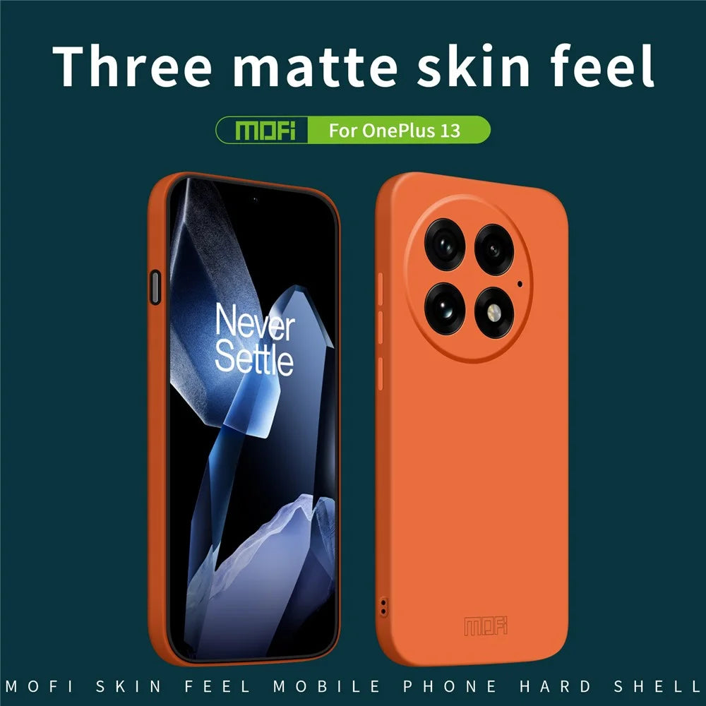 MOFI For OnePlus 13  JK Qin Series Skin-Touch Matte Phone Case Acrylic+TPU Shockproof Cover - Black - 2