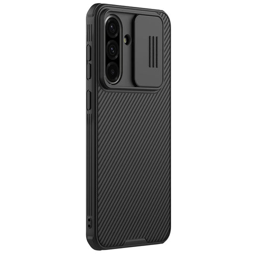 NILLKIN Camshield Pro for Samsung Galaxy A36 5G Magnetic Case TPU + PC Phone Cover with Slider Camera - Black - 1