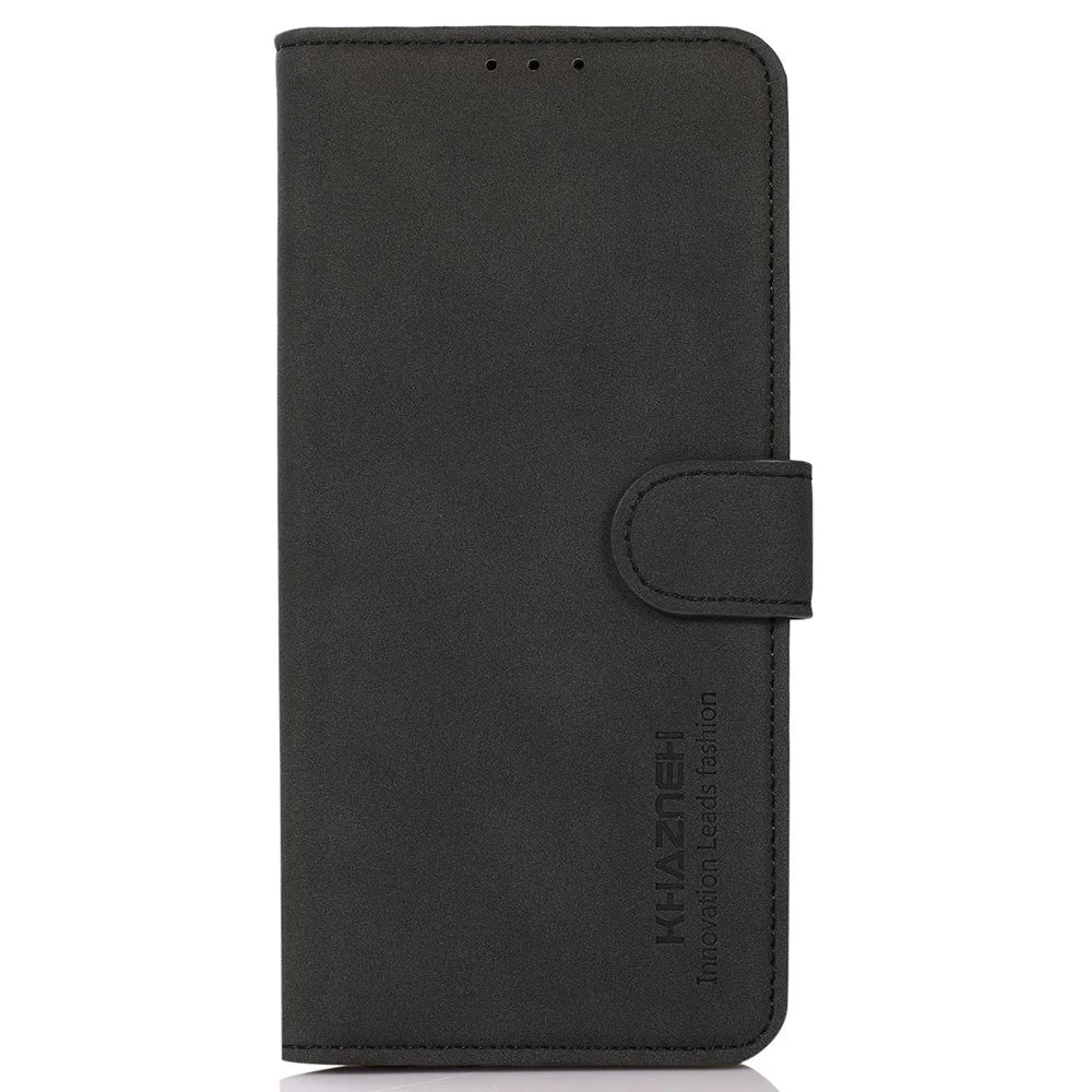 KHAZNEH For OnePlus Ace 5 Pro 5G / Ace 5 5G / 13R 5G Stand Case PU Leather Wallet Phone Cover - Black - 6