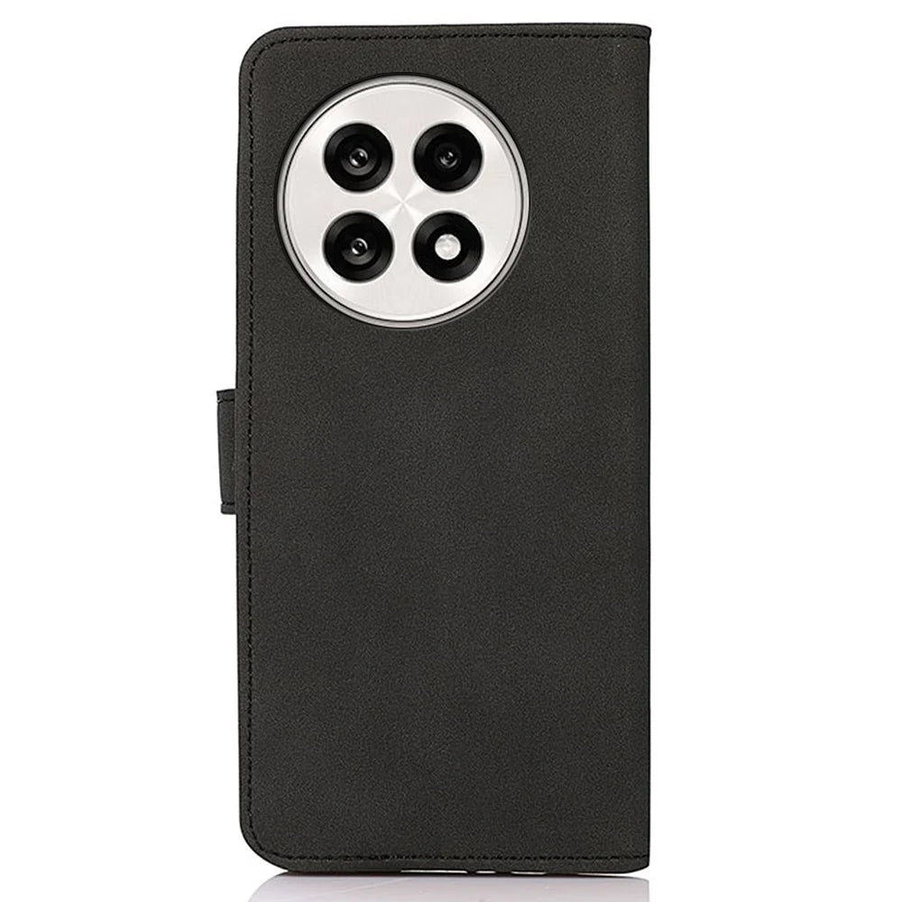 KHAZNEH For OnePlus Ace 5 Pro 5G / Ace 5 5G / 13R 5G Stand Case PU Leather Wallet Phone Cover - Black - 7