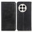 Split Leather Case For OnePlus 13R 5G / Ace 5 5G / Ace 5 Pro 5G Flip Wallet Phone Cover - Black - 1