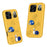For iPhone 16 Pro Max Case Funny Pattern EVA Protective Phone Cover - Yellow - 2